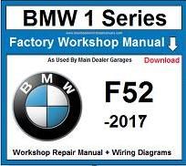 Service Repair Official Workshop Manual For Bmw 1 Series F52